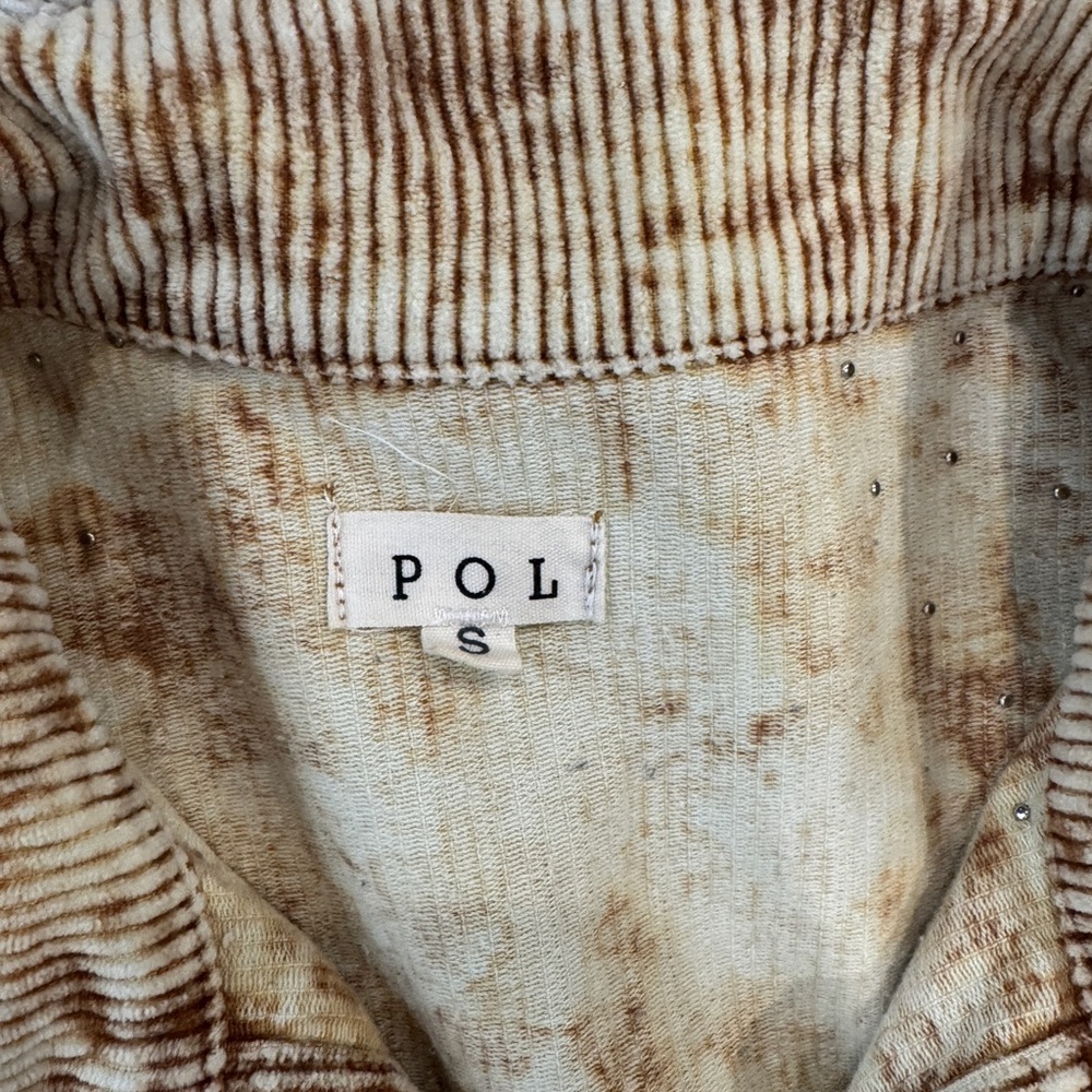 POL Studded Distressed Corduroy Jacket – Size Small - Picture 5 of 16